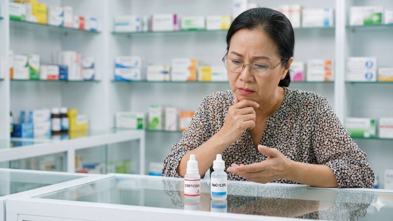 Có nên tự ý dùng thuốc nhỏ mắt?