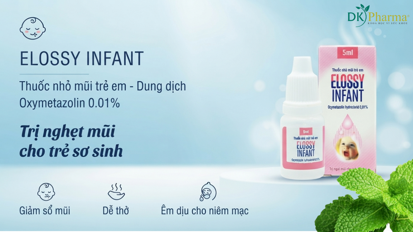 thuốc nhỏ mũi Elossy Infant